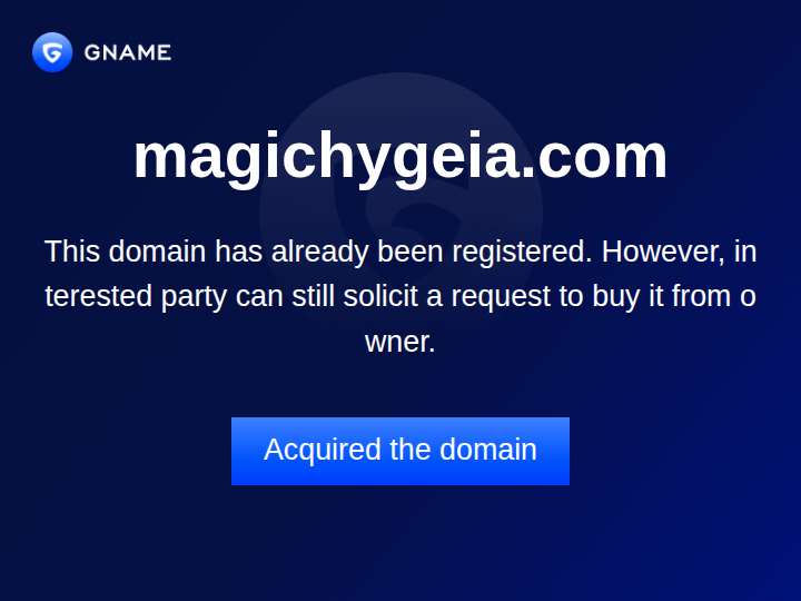 Magic Hygeia website preview