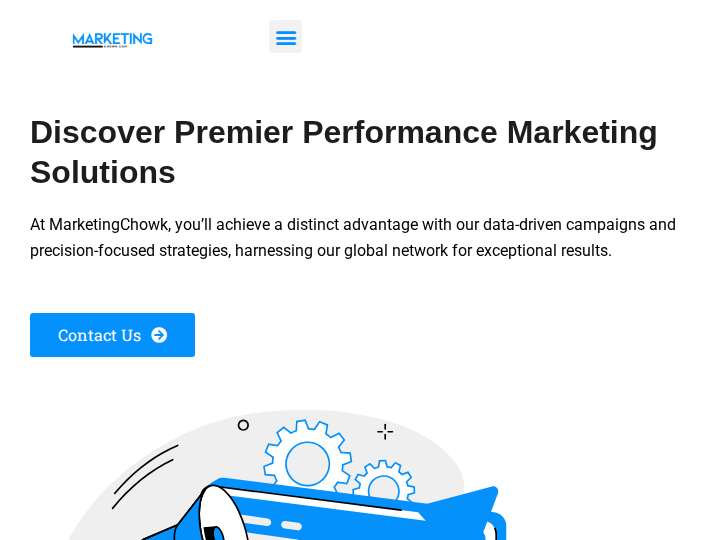 Marketing Chowk website preview