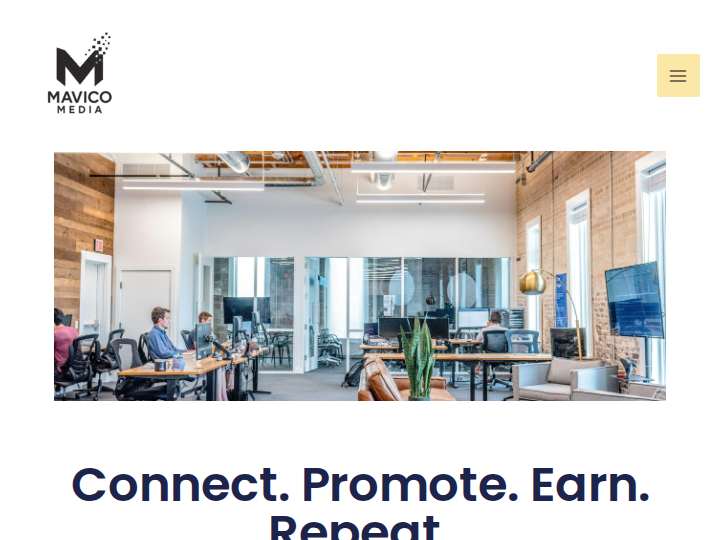 Mavico Media website preview