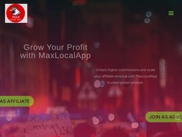Maxlocalapp website preview