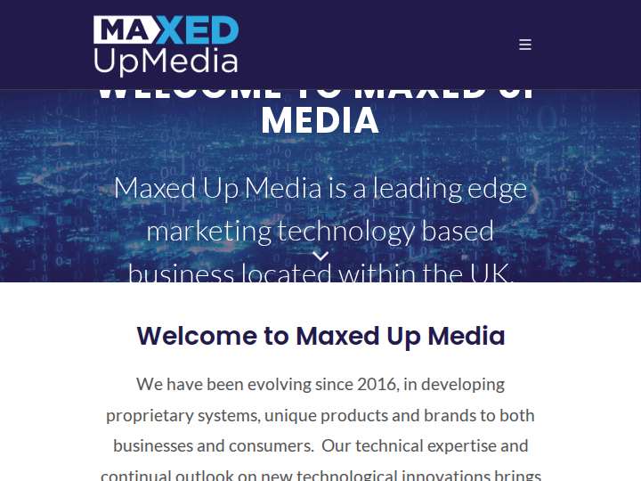 Maxx website preview