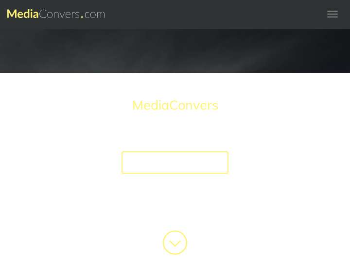 MediaConvers website preview
