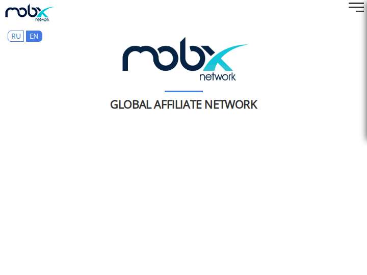 MobX Network website preview