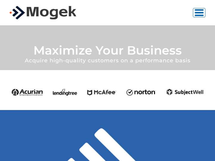 Mogek website preview