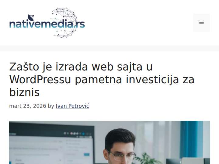 Native Media website preview
