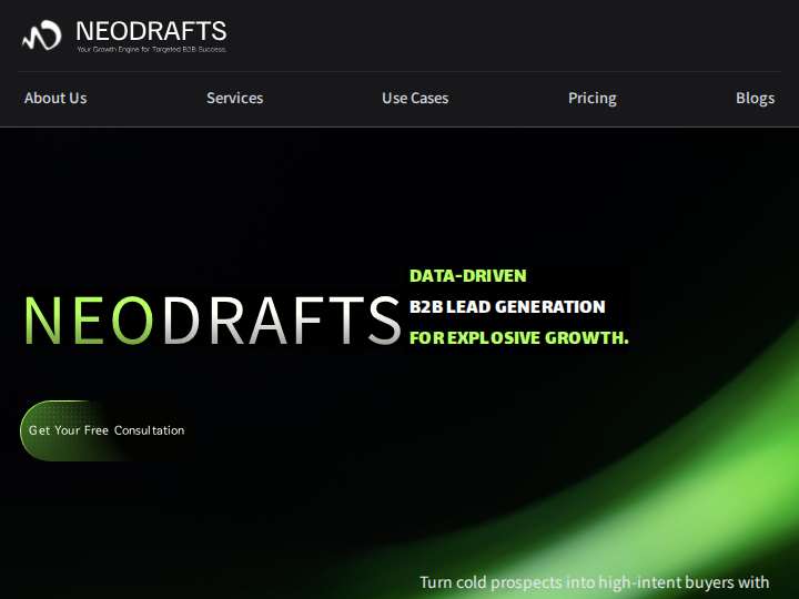 Neodrafts website preview
