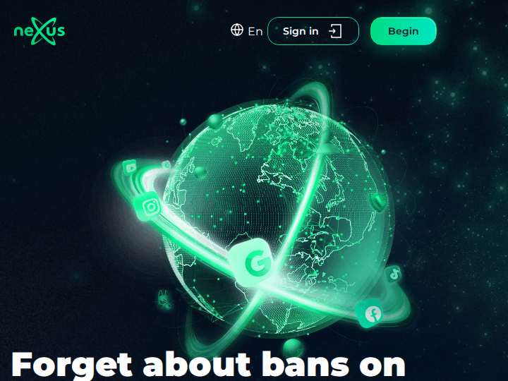 Nexusnet Affiliate Program website preview