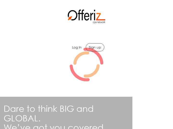 Offeriz website preview