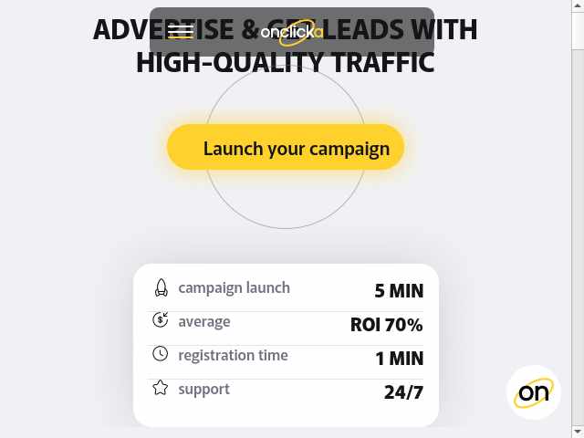 OnClickA website preview
