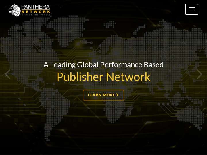 Panthera Network website preview