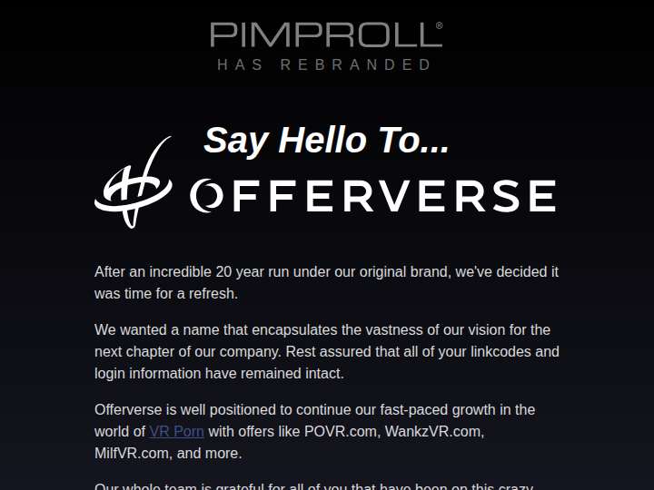PIMPROLL website preview