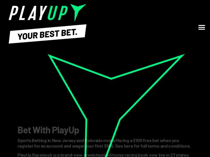PlayUp Affiliates website preview