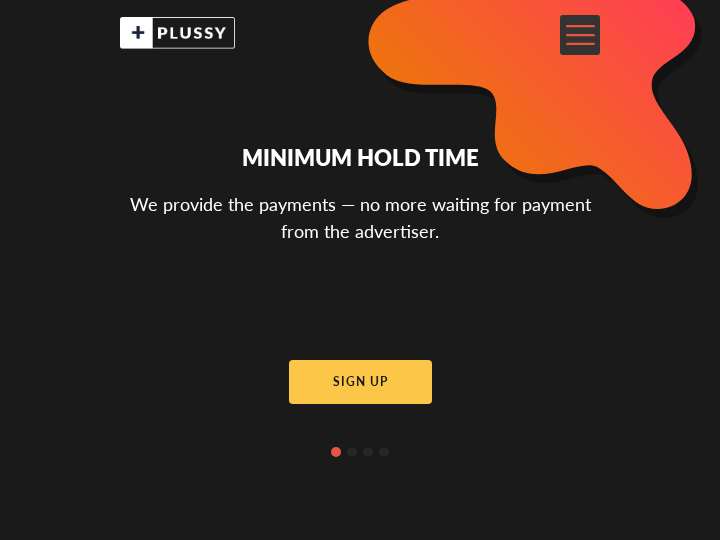 Plussy website preview