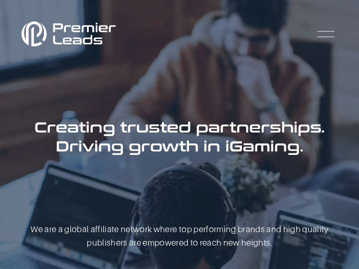 Premier Leads website preview