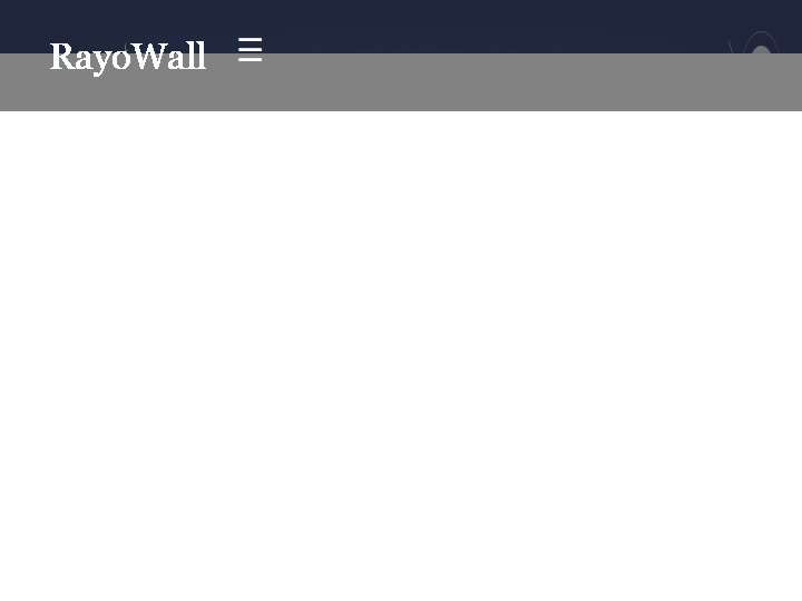 Rayowall website preview