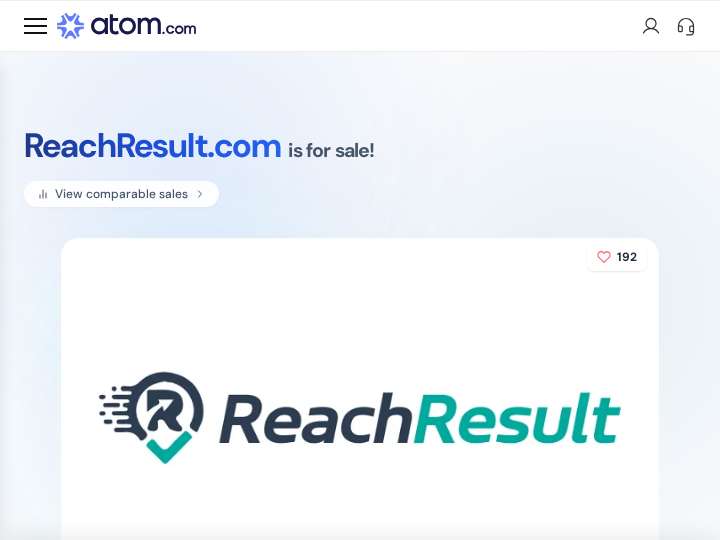 ReachResult website preview