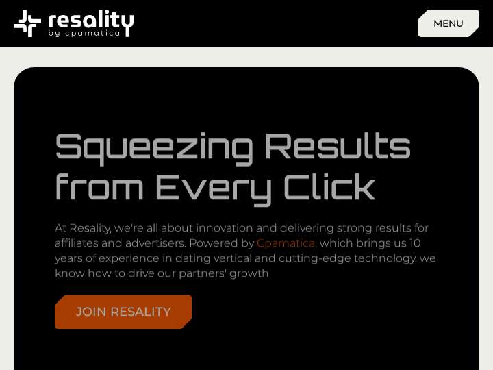 Resality website preview