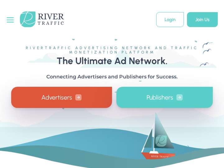 RiverTraffic website preview
