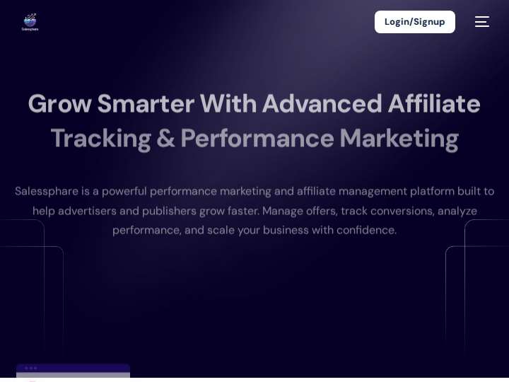 Sales Sphare website preview