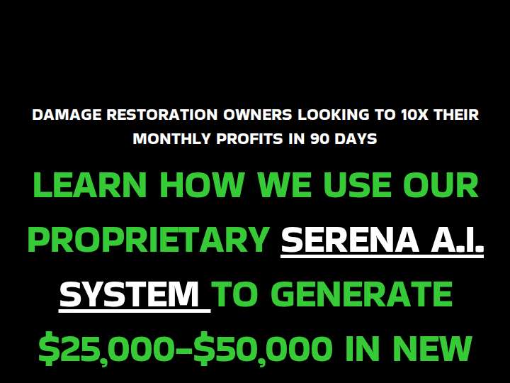Serenity Ads website preview