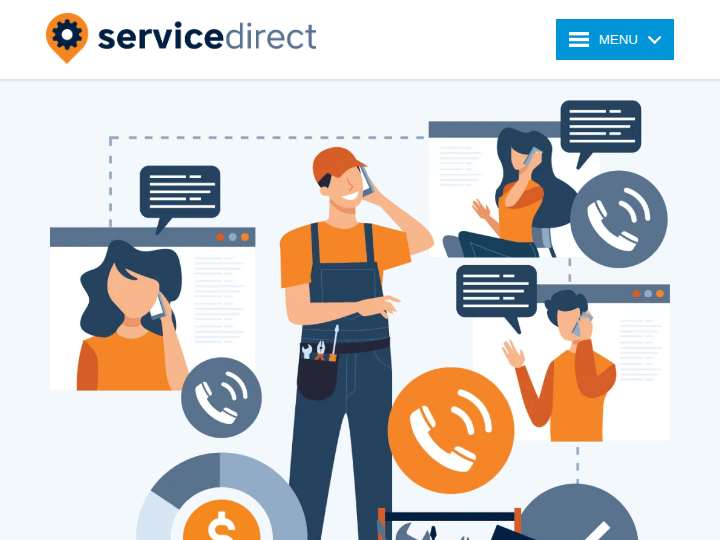 Service Direct website preview