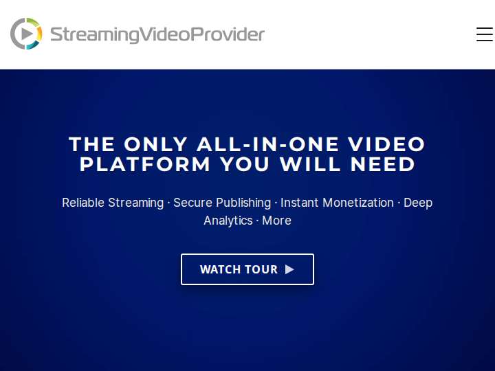 StreamingVideoProvider website preview