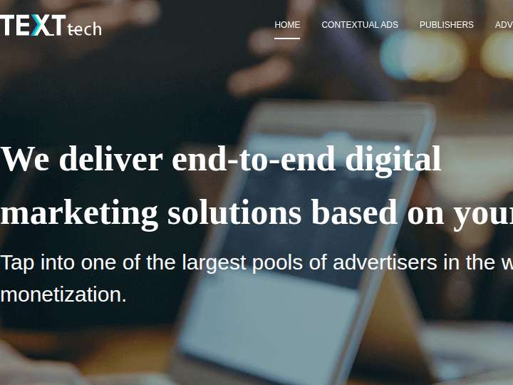 TEXTtech website preview