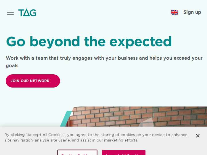The Affiliate Gateway UK website preview