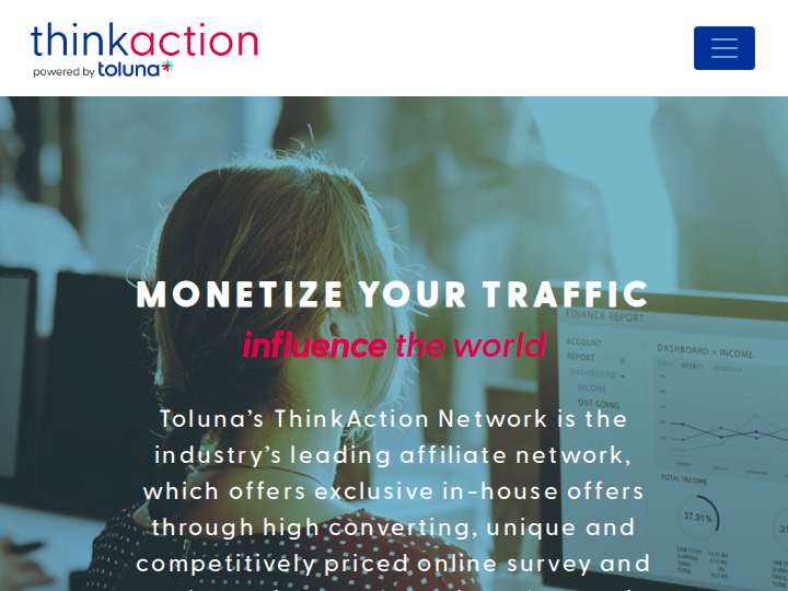 ThinkAction website preview
