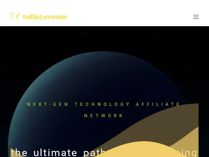 TrafBid website preview