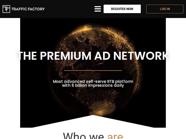 Traffic Factory website preview