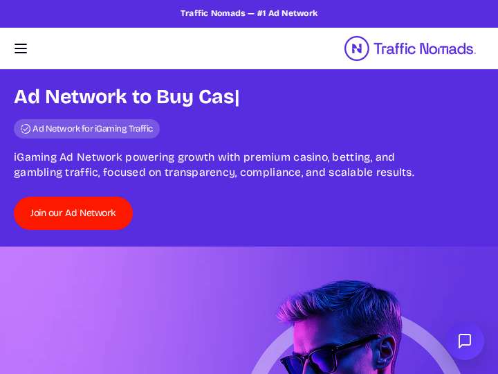 Traffic Nomads website preview