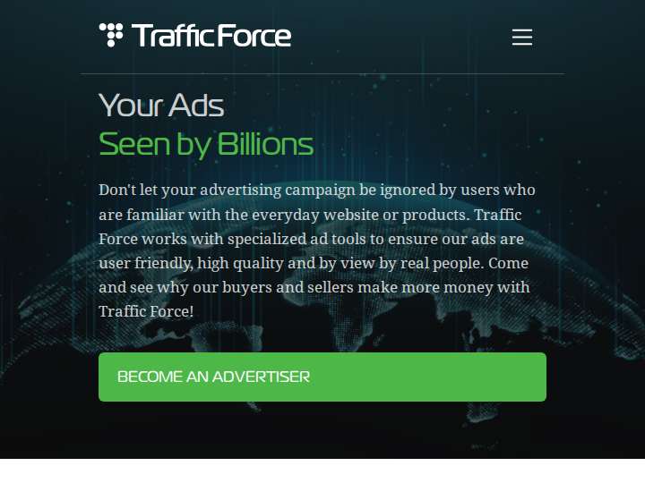 TrafficForce website preview
