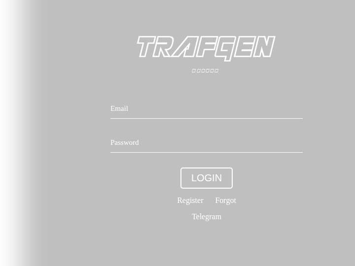 TrafGen website preview