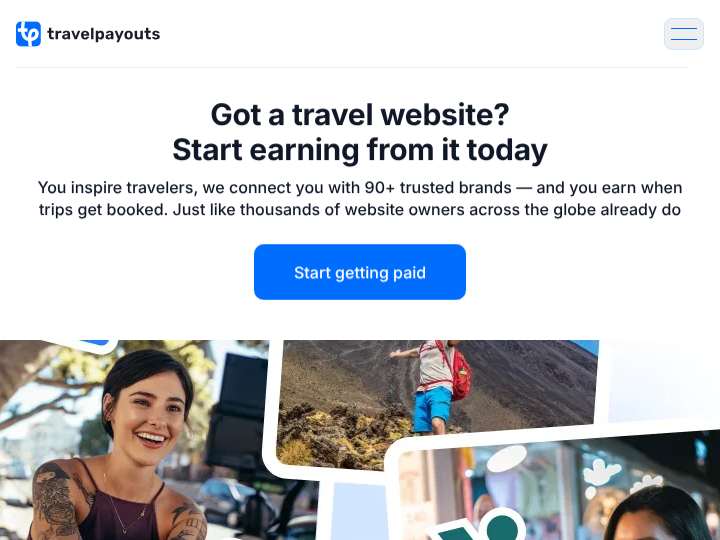 Travelpayouts website preview