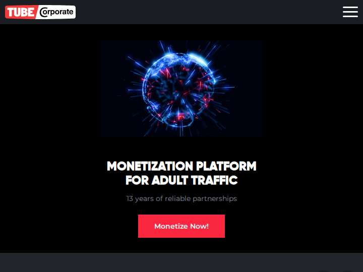 TubeCorporate website preview