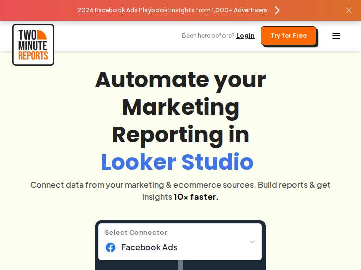 Two Minute Reports Affiliate Program website preview