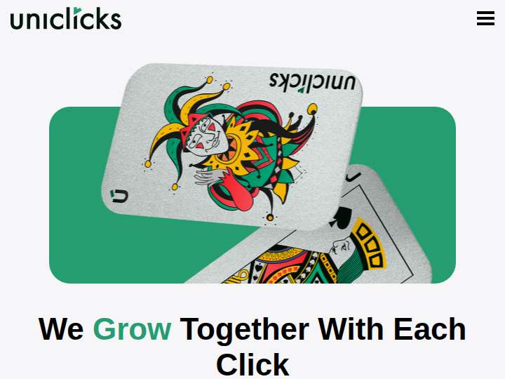 Uniclicks website preview
