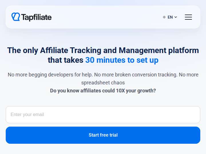 Unismoke Affiliate Program website preview