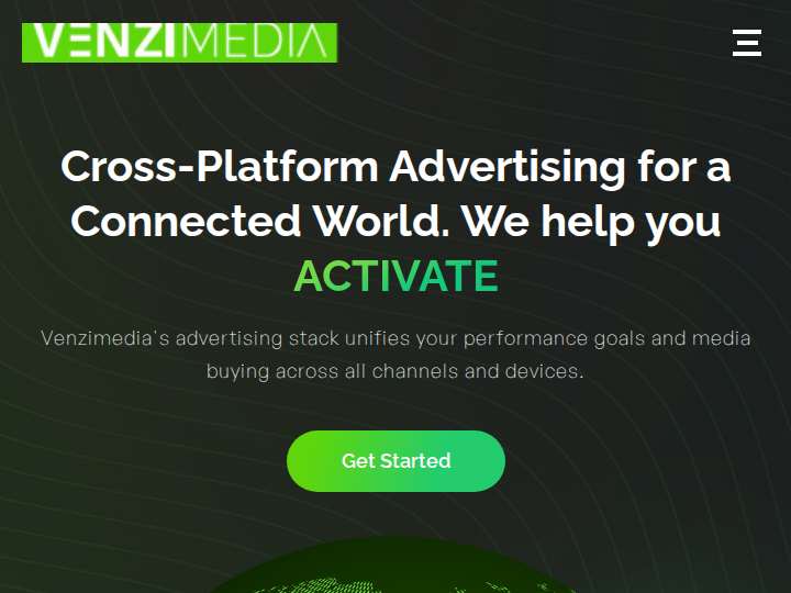 VenziMedia website preview
