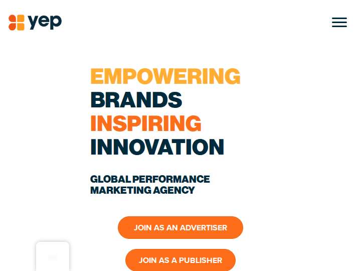 Yep Ads website preview