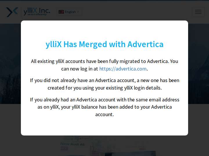 ylliX website preview